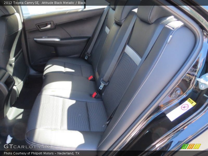 Attitude Black Metallic / Black 2012 Toyota Camry SE