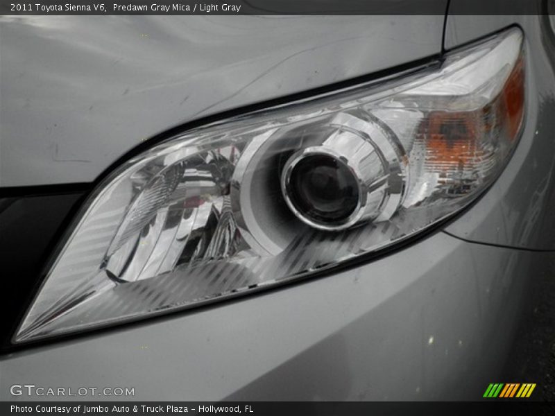 Predawn Gray Mica / Light Gray 2011 Toyota Sienna V6