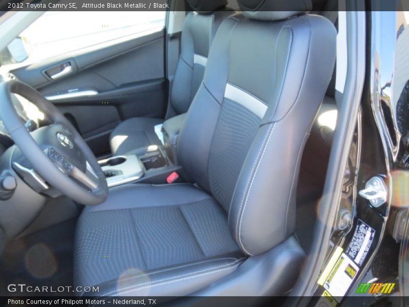 Attitude Black Metallic / Black 2012 Toyota Camry SE