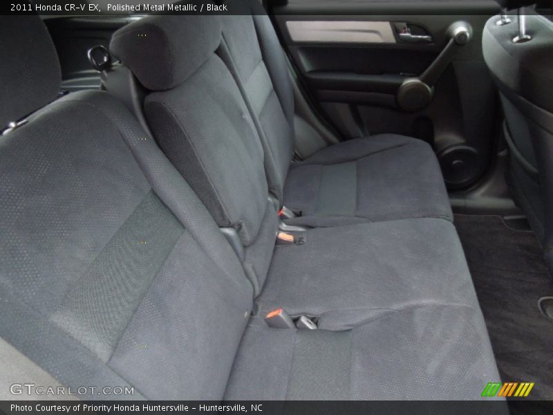 Polished Metal Metallic / Black 2011 Honda CR-V EX