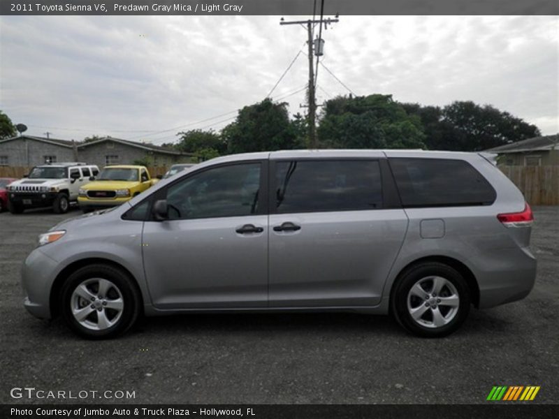 Predawn Gray Mica / Light Gray 2011 Toyota Sienna V6