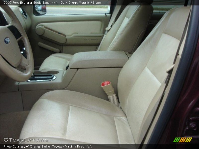 Dark Cherry Metallic / Stone 2007 Ford Explorer Eddie Bauer 4x4