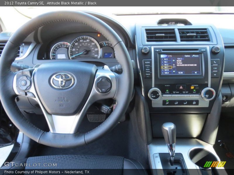 Attitude Black Metallic / Black 2012 Toyota Camry SE