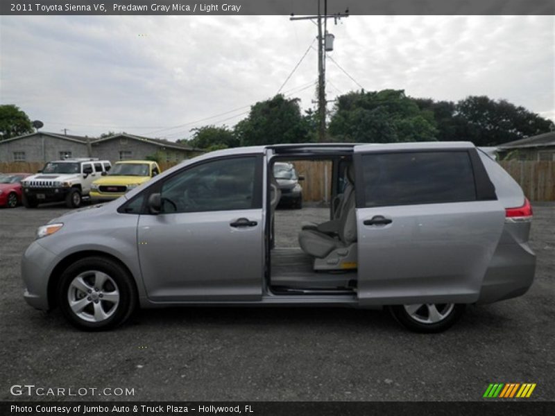 Predawn Gray Mica / Light Gray 2011 Toyota Sienna V6