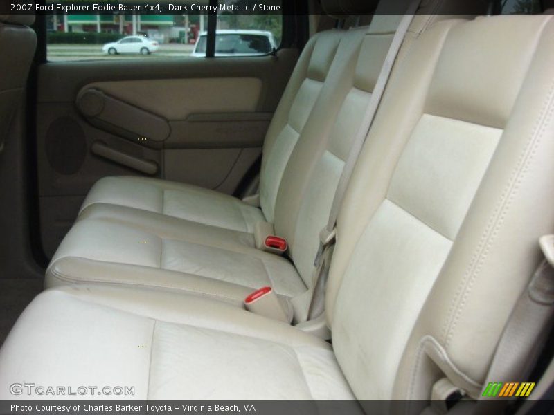 Dark Cherry Metallic / Stone 2007 Ford Explorer Eddie Bauer 4x4