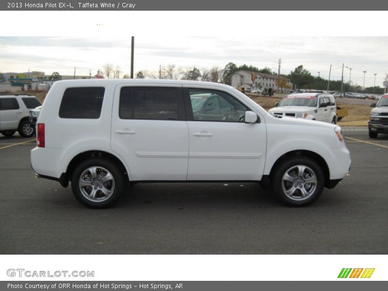 Taffeta White / Gray 2013 Honda Pilot EX-L