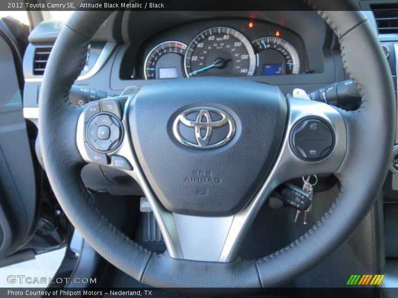 Attitude Black Metallic / Black 2012 Toyota Camry SE