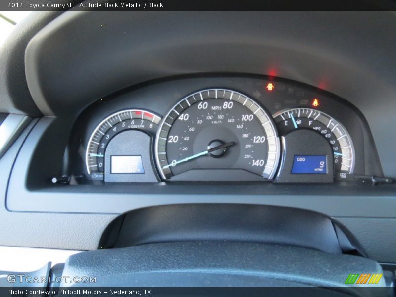 Attitude Black Metallic / Black 2012 Toyota Camry SE