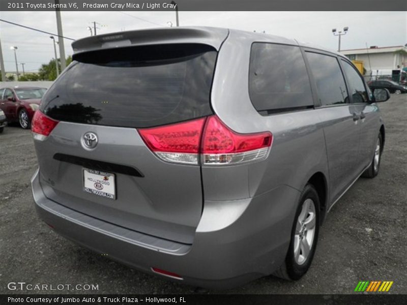 Predawn Gray Mica / Light Gray 2011 Toyota Sienna V6