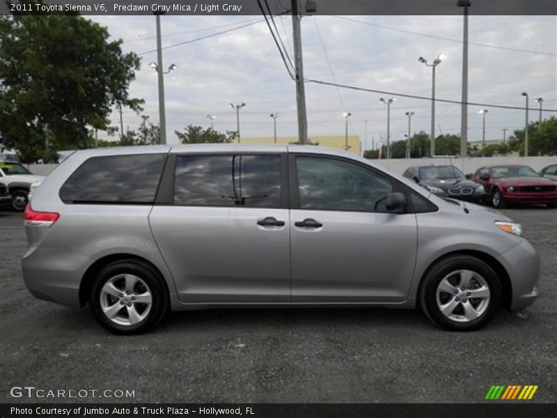 Predawn Gray Mica / Light Gray 2011 Toyota Sienna V6