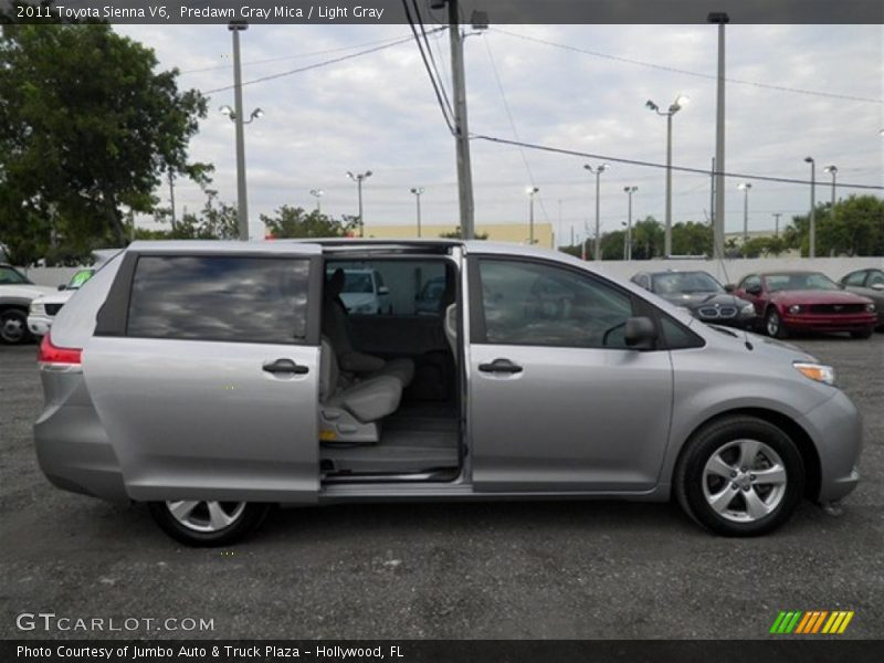 Predawn Gray Mica / Light Gray 2011 Toyota Sienna V6