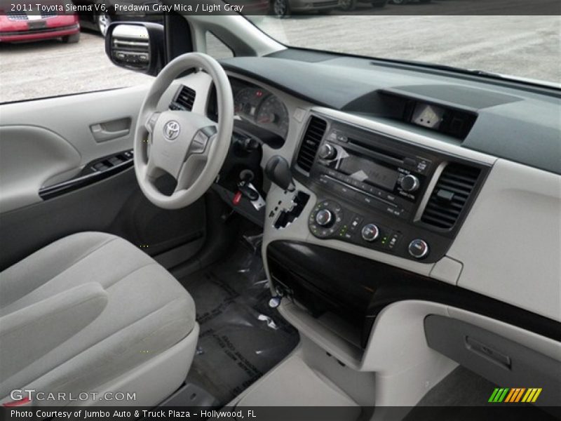 Predawn Gray Mica / Light Gray 2011 Toyota Sienna V6