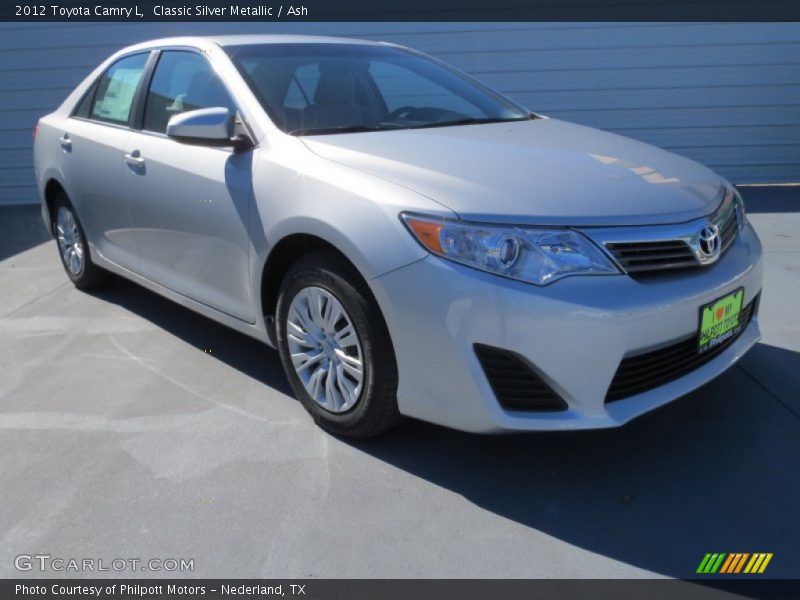 Classic Silver Metallic / Ash 2012 Toyota Camry L