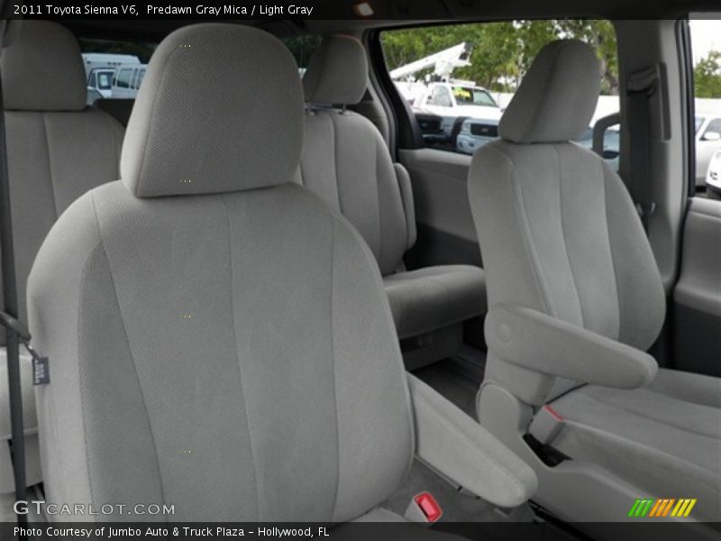 Predawn Gray Mica / Light Gray 2011 Toyota Sienna V6