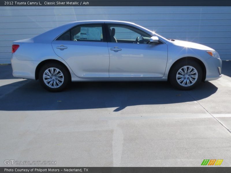 Classic Silver Metallic / Ash 2012 Toyota Camry L