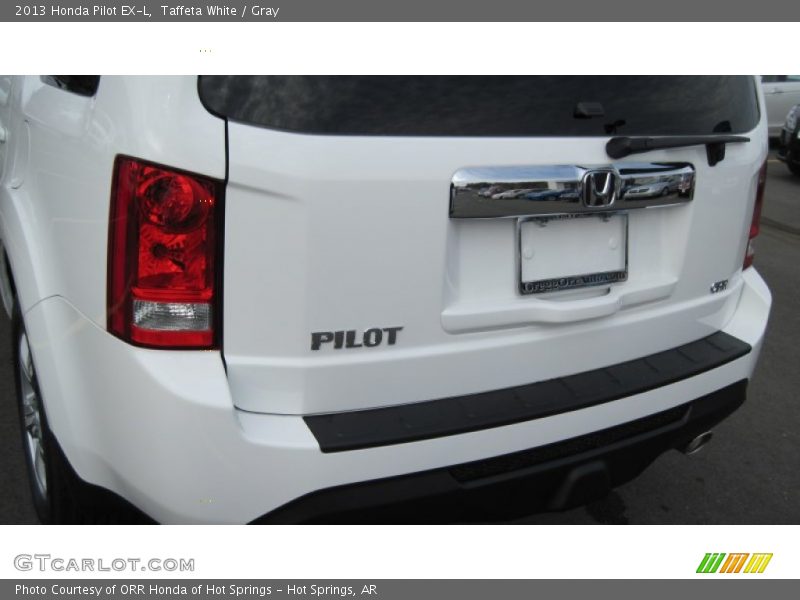 Taffeta White / Gray 2013 Honda Pilot EX-L