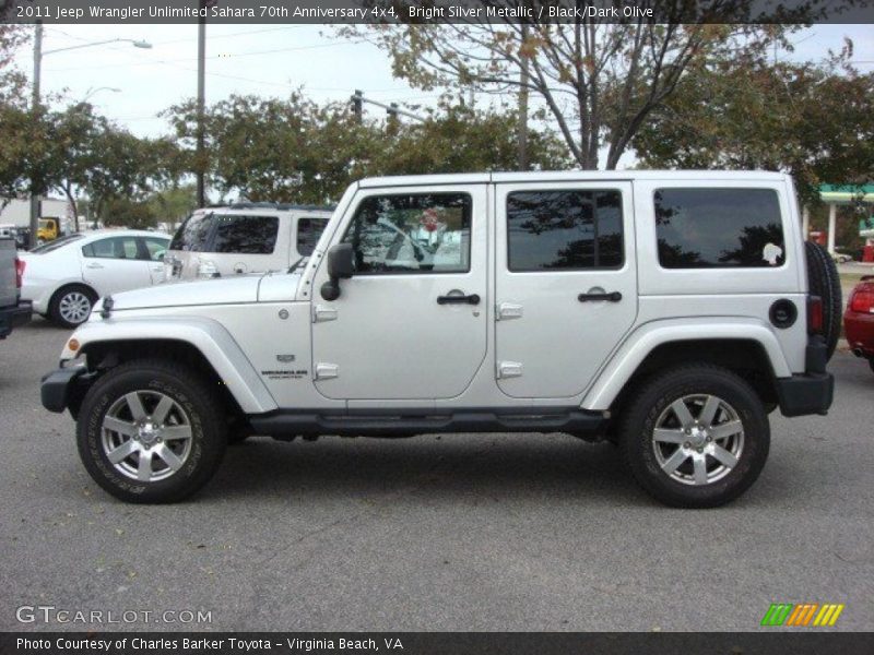  2011 Wrangler Unlimited Sahara 70th Anniversary 4x4 Bright Silver Metallic