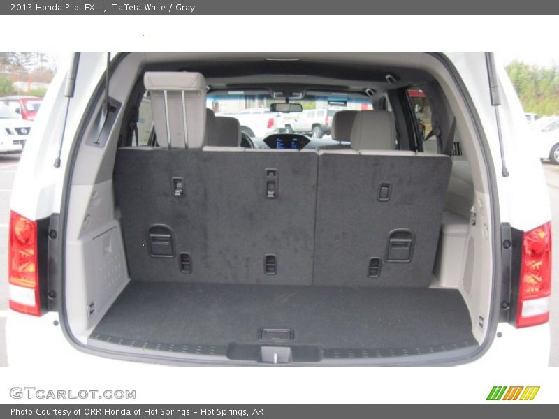 Taffeta White / Gray 2013 Honda Pilot EX-L