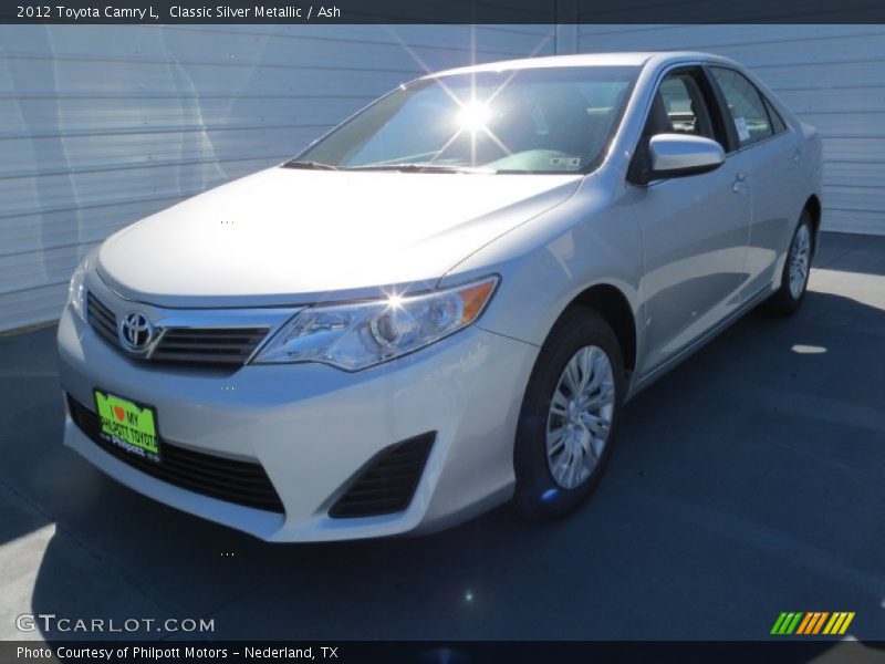 Classic Silver Metallic / Ash 2012 Toyota Camry L
