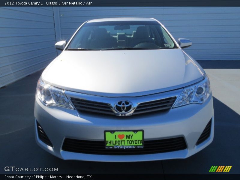 Classic Silver Metallic / Ash 2012 Toyota Camry L