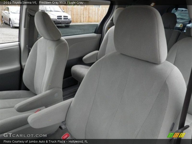 Predawn Gray Mica / Light Gray 2011 Toyota Sienna V6