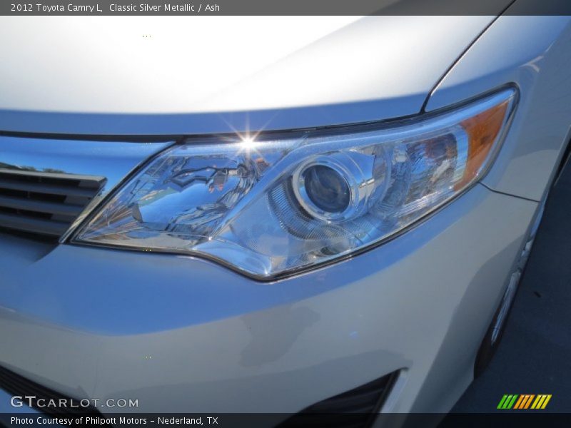 Classic Silver Metallic / Ash 2012 Toyota Camry L
