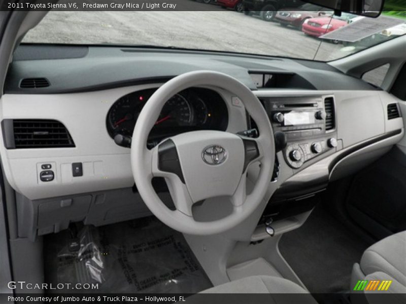 Predawn Gray Mica / Light Gray 2011 Toyota Sienna V6