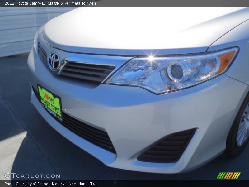 Classic Silver Metallic / Ash 2012 Toyota Camry L