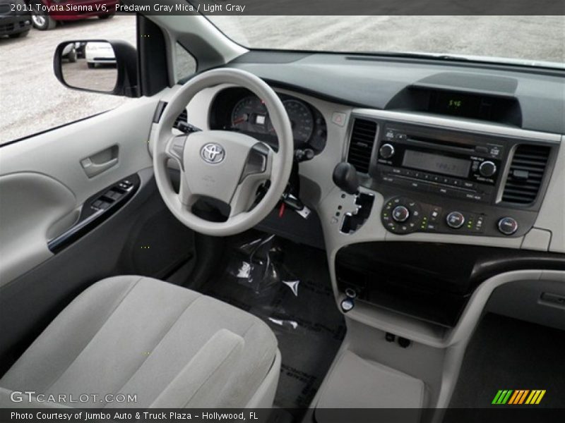 Predawn Gray Mica / Light Gray 2011 Toyota Sienna V6
