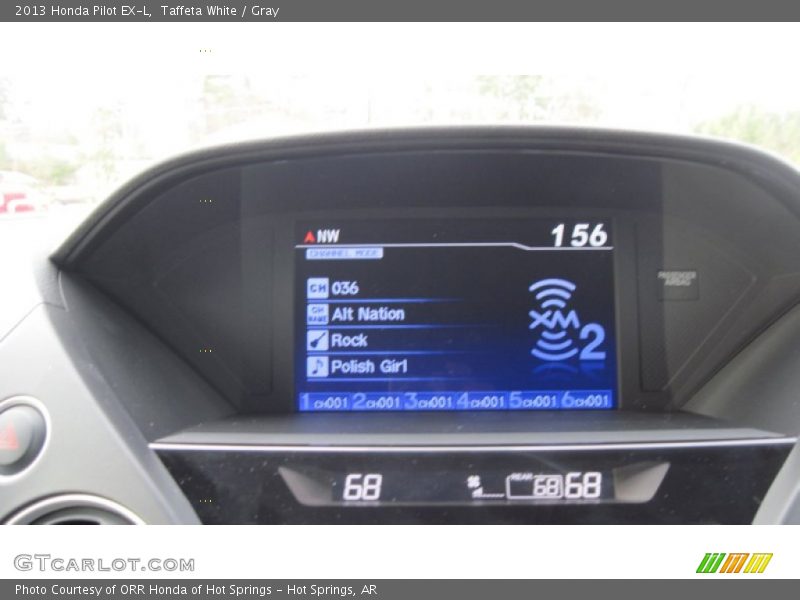 Taffeta White / Gray 2013 Honda Pilot EX-L
