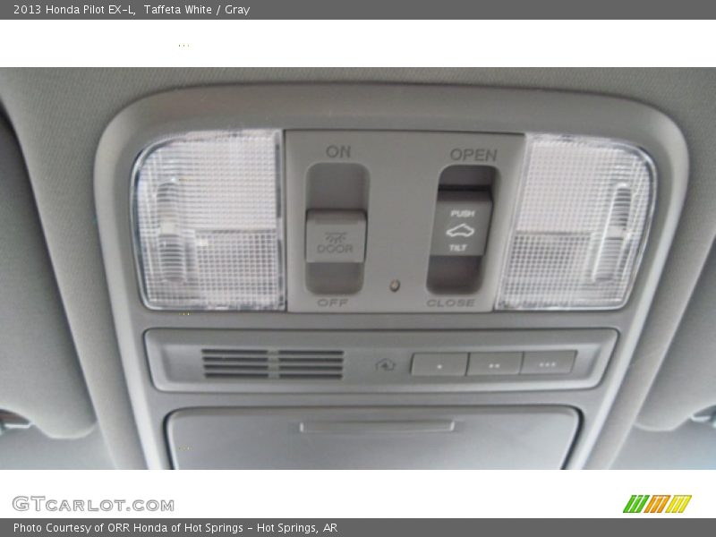 Taffeta White / Gray 2013 Honda Pilot EX-L