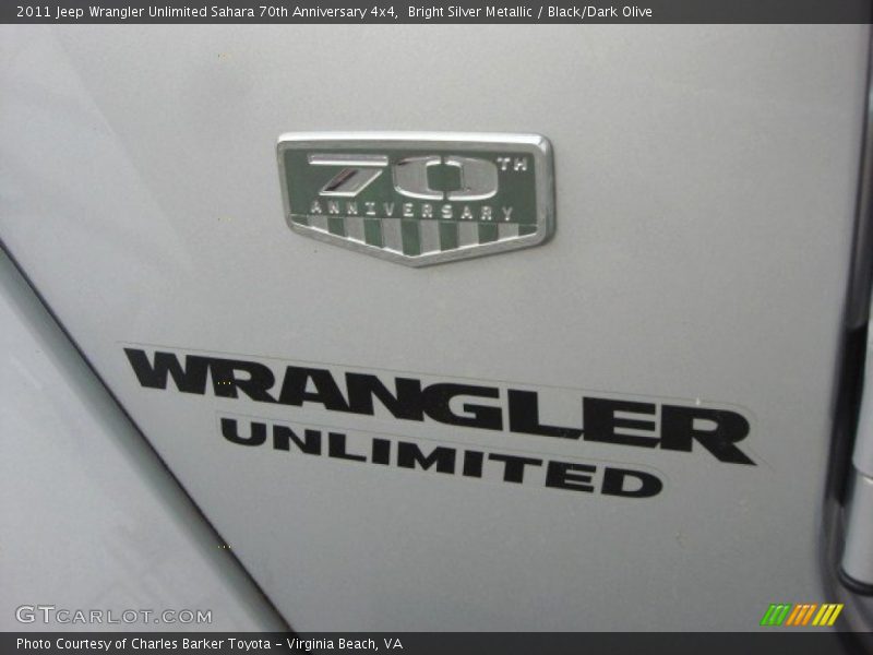  2011 Wrangler Unlimited Sahara 70th Anniversary 4x4 Logo
