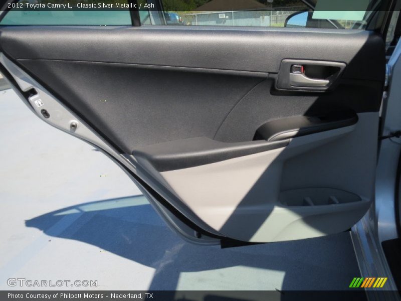 Classic Silver Metallic / Ash 2012 Toyota Camry L