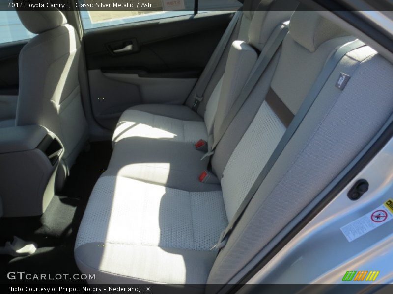 Classic Silver Metallic / Ash 2012 Toyota Camry L