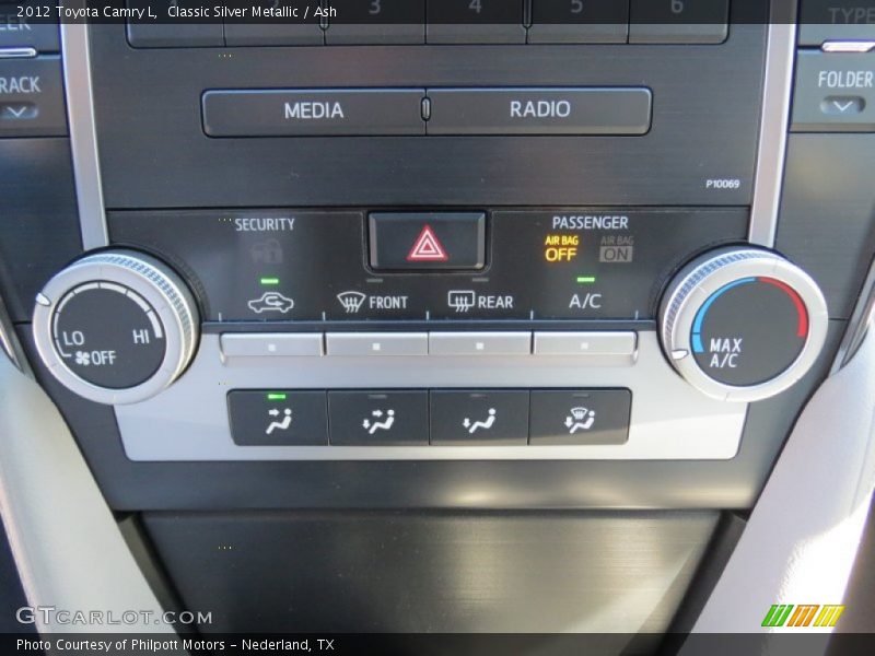 Classic Silver Metallic / Ash 2012 Toyota Camry L