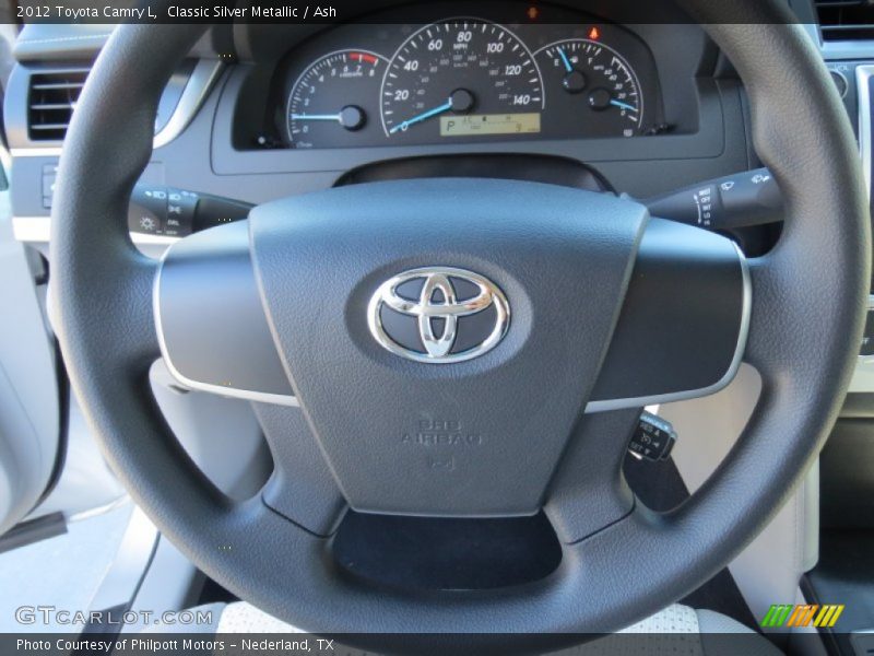 Classic Silver Metallic / Ash 2012 Toyota Camry L