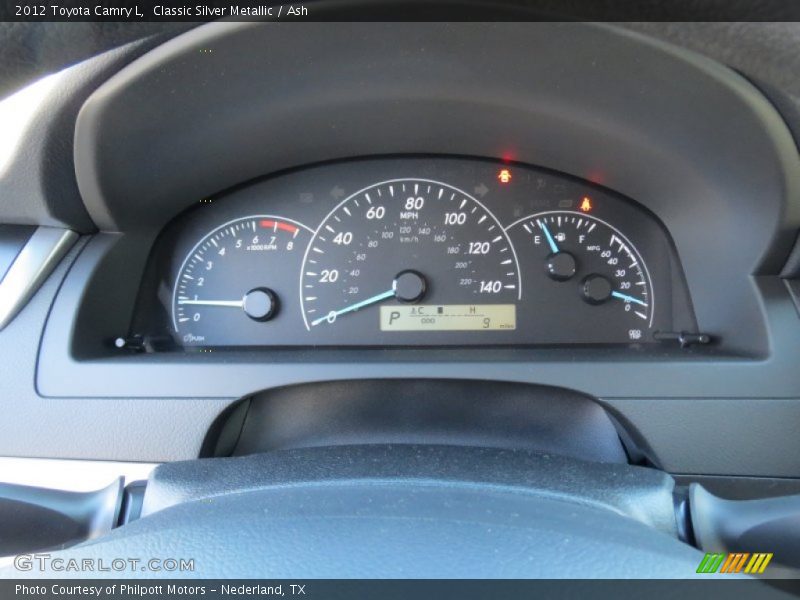 Classic Silver Metallic / Ash 2012 Toyota Camry L