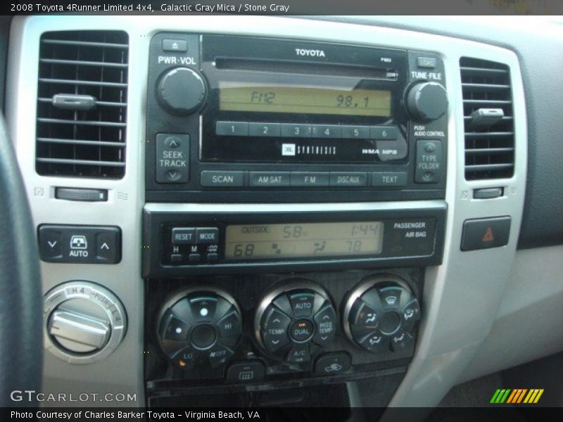 Galactic Gray Mica / Stone Gray 2008 Toyota 4Runner Limited 4x4