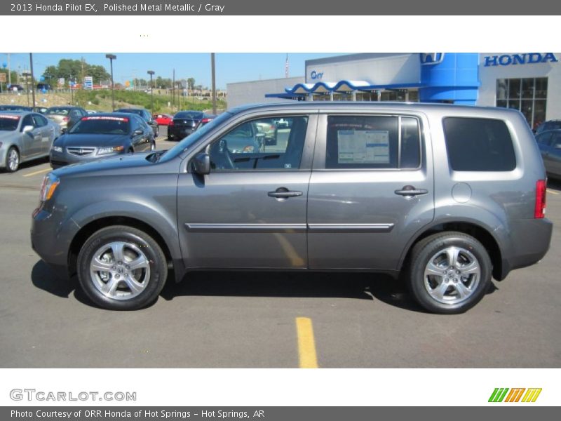 Polished Metal Metallic / Gray 2013 Honda Pilot EX