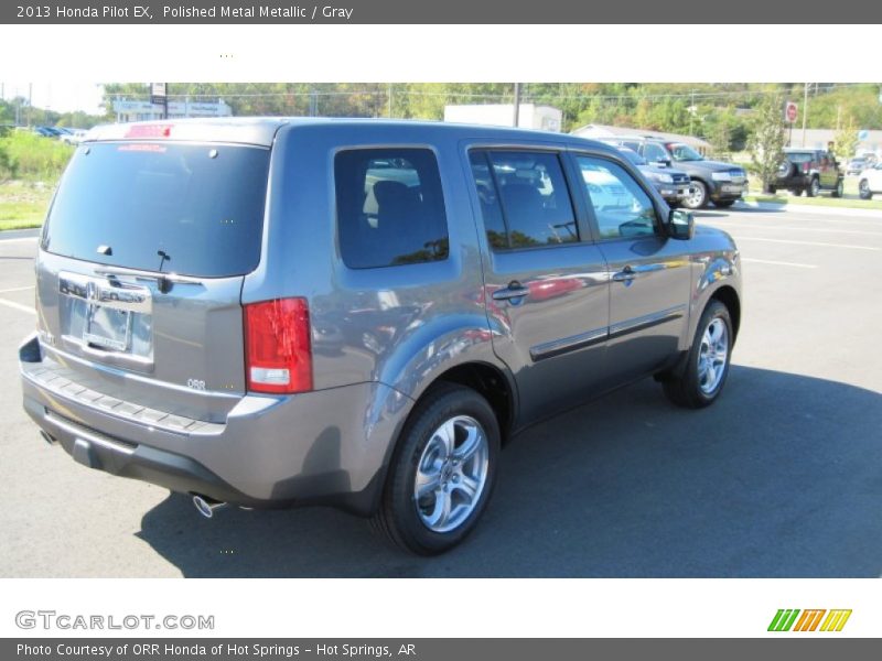 Polished Metal Metallic / Gray 2013 Honda Pilot EX