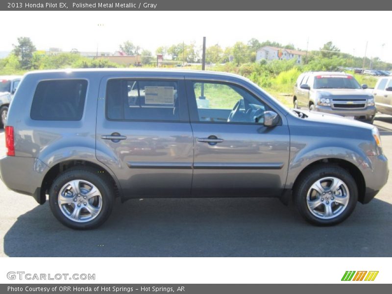 Polished Metal Metallic / Gray 2013 Honda Pilot EX