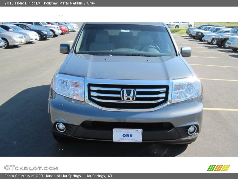 Polished Metal Metallic / Gray 2013 Honda Pilot EX