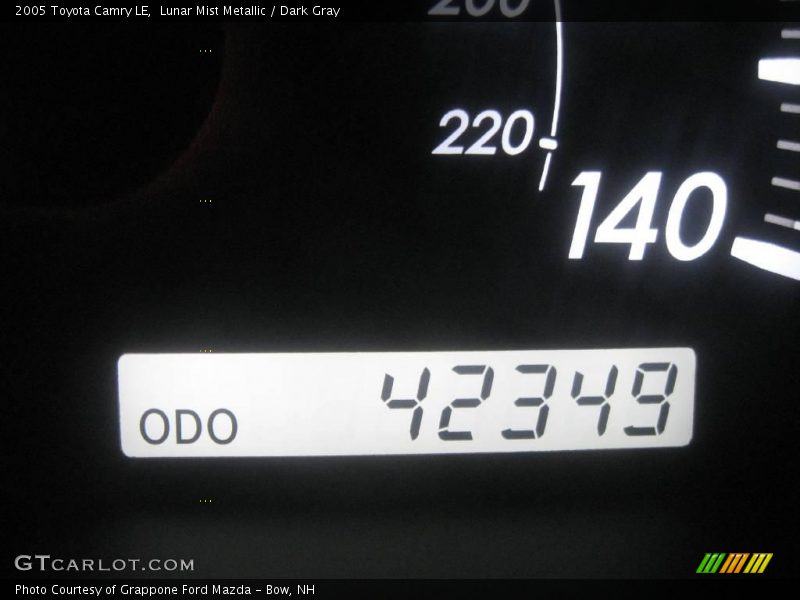 Lunar Mist Metallic / Dark Gray 2005 Toyota Camry LE