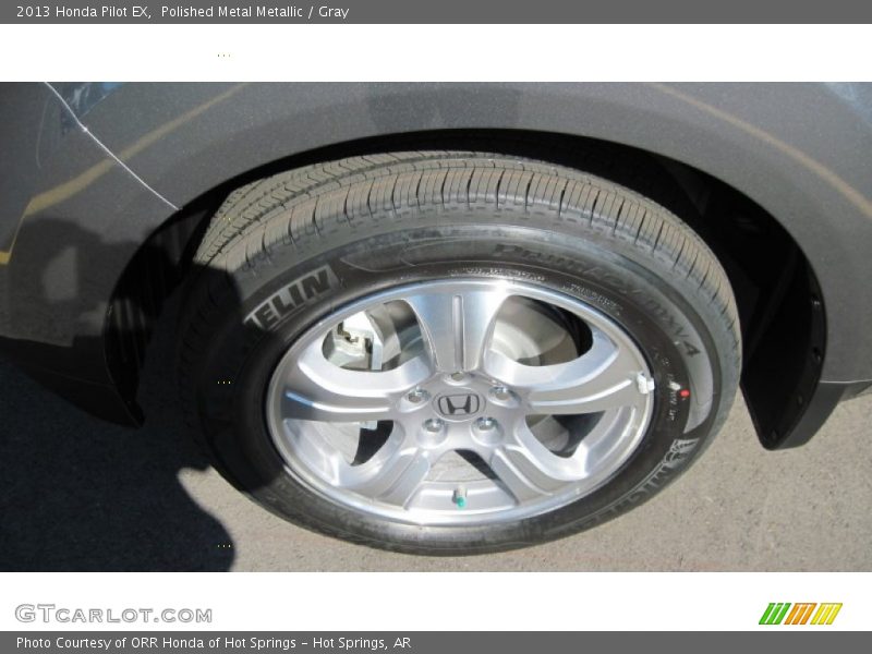 Polished Metal Metallic / Gray 2013 Honda Pilot EX