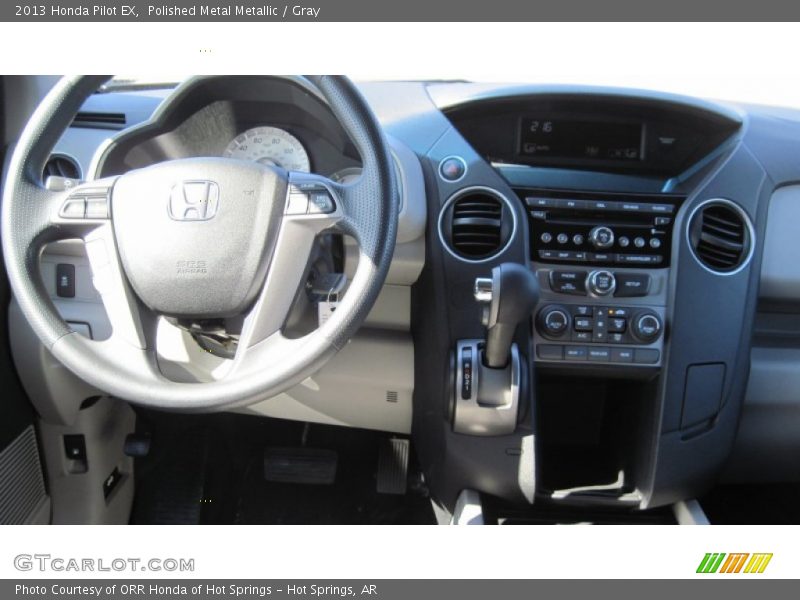 Polished Metal Metallic / Gray 2013 Honda Pilot EX