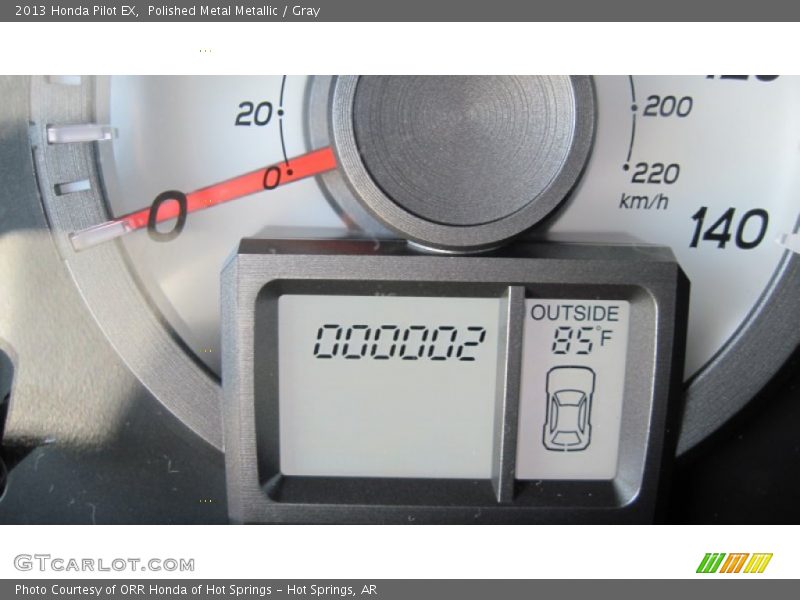 Polished Metal Metallic / Gray 2013 Honda Pilot EX