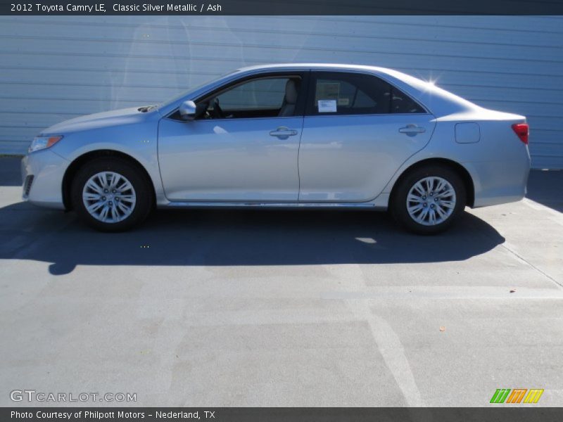 Classic Silver Metallic / Ash 2012 Toyota Camry LE