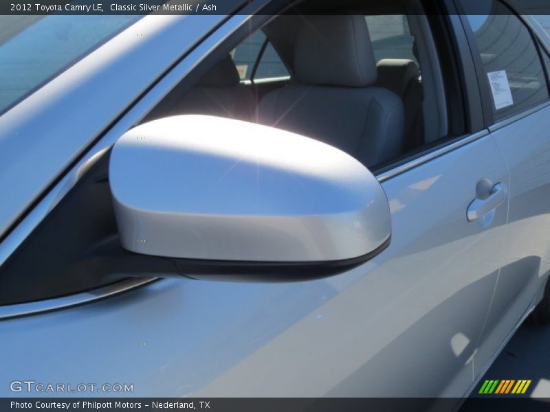 Classic Silver Metallic / Ash 2012 Toyota Camry LE