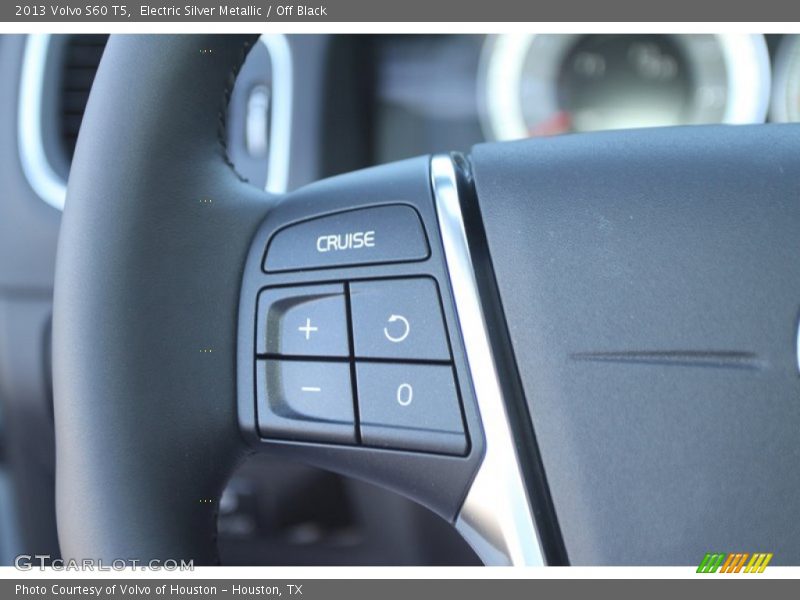 Electric Silver Metallic / Off Black 2013 Volvo S60 T5