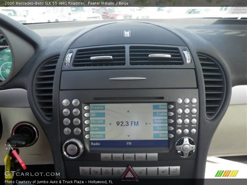 Controls of 2006 SLK 55 AMG Roadster